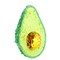 Avocado Pinata for Cinco De Mayo Party Decorations, Mexican Fiesta (Small, 15x10.5x6.5 in)